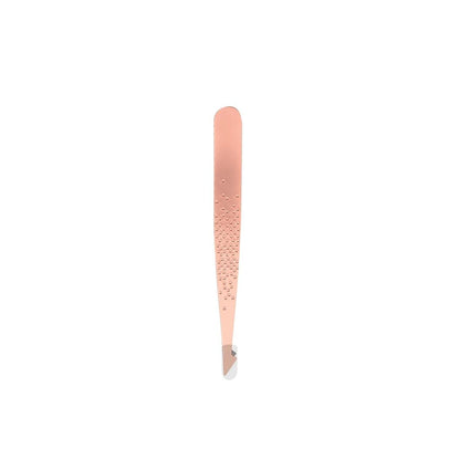 Nascita Rose Series 083 Slanted Tweezers for Precise Grooming by Beauty Care Bag