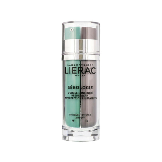 Lierac Sebologie Double Concentrate Imperfections Konsantresi Skincare Product - 30 ml, Targets Skin Imperfections Effectively by Beauty Care Bag