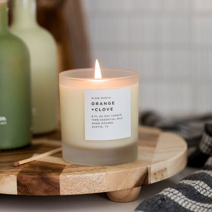 Orange + Clove - Signature Soy Candle by Slow North