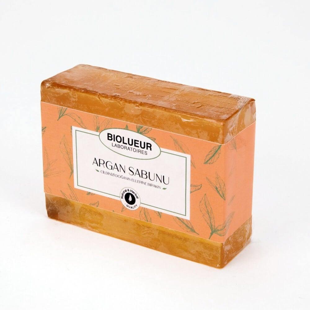 Biolueur Argan Soap 150gr - Natural, Moisturizing, Paraben-Free for Sensitive Skin by Beauty Care Bag