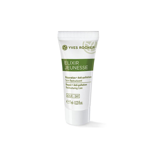 Yves Rocher Anti-Aging Day Cream Mini - Detoxifying, Natural Skincare for Travel by Beauty Care Bag
