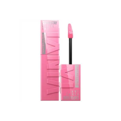 Maybelline Super Stay Vinyl Ink Long-Lasting Glossy Liquid Lipstick - 155 Upbeat by Beauty Care Bag