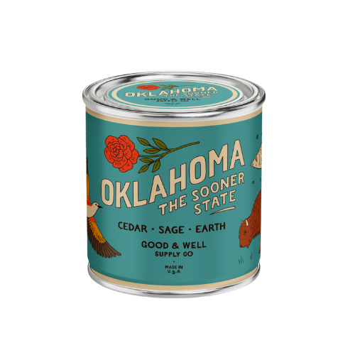 Oklahoma State Candle by Good & Well Supply Co.