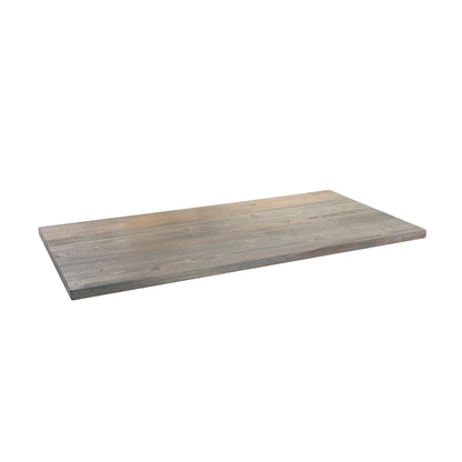 RESTORE Riverstone Grey Solid Wood Desk Tabletop by PIPE DECOR
