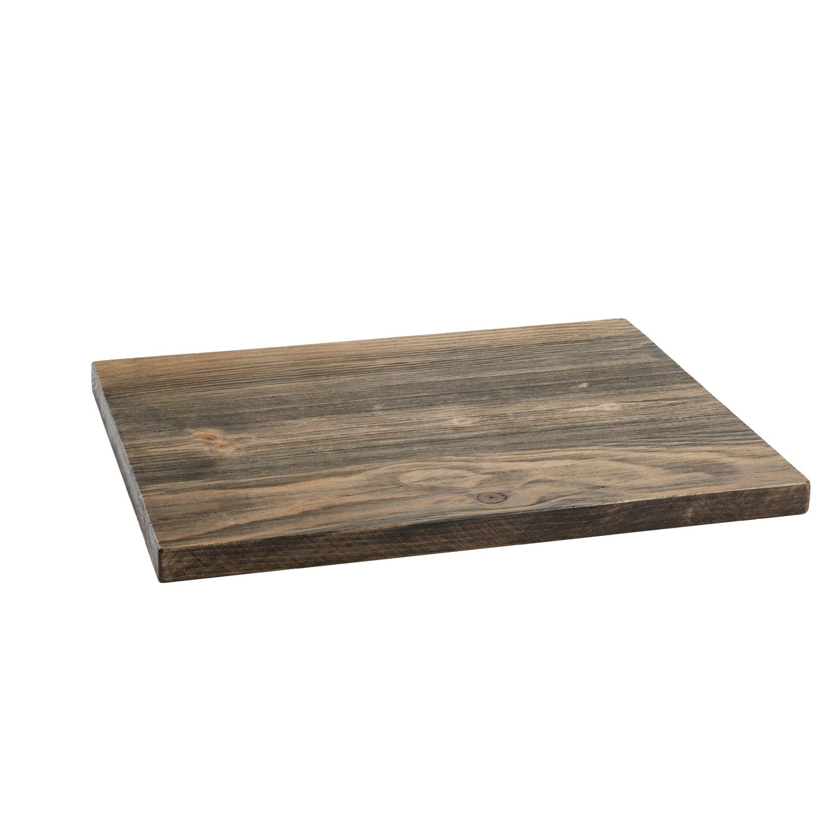 RESTORE Boulder Black Solid Wood End Tabletop by PIPE DECOR