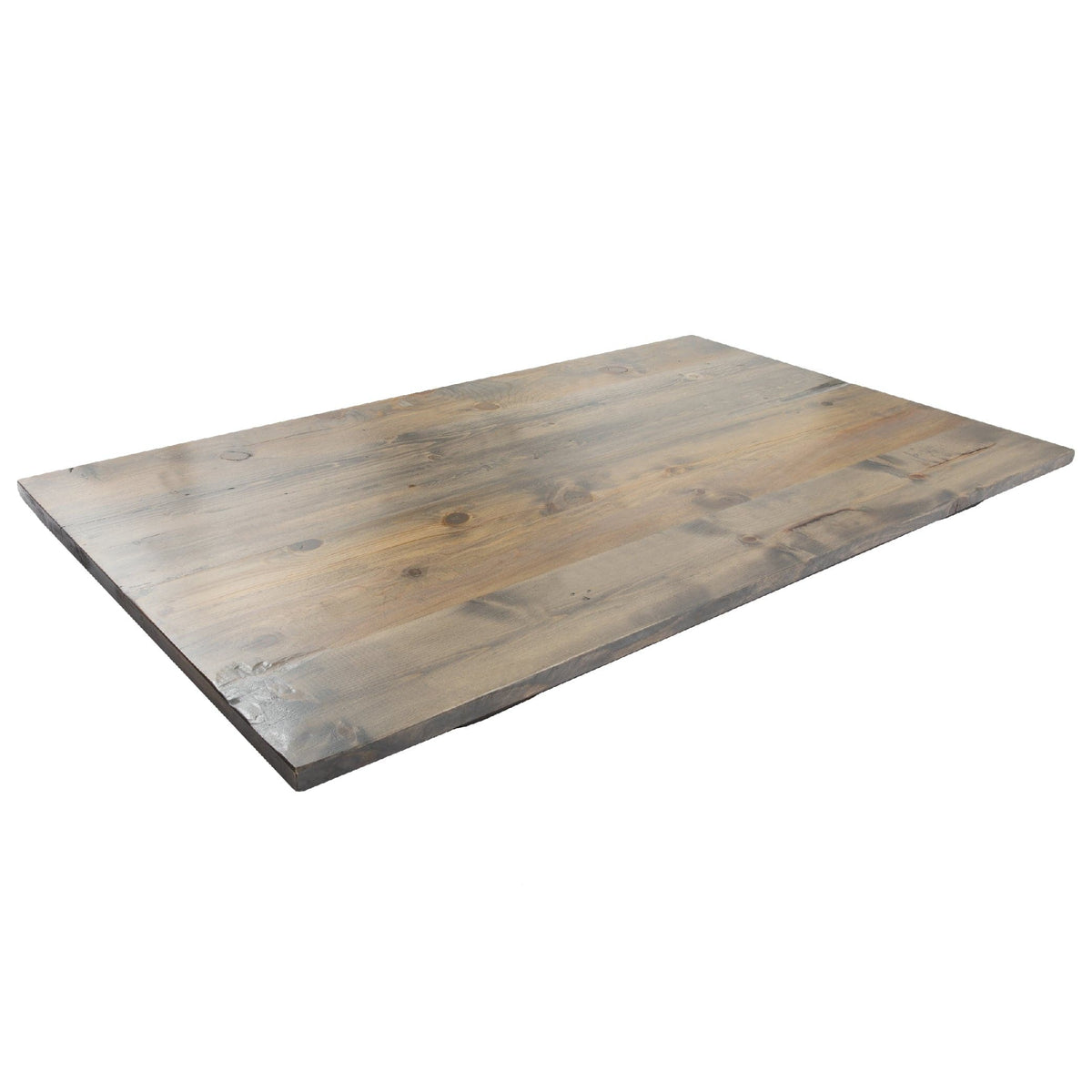 RESTORE Riverstone Grey Solid Wood Dining Tabletop by PIPE DECOR