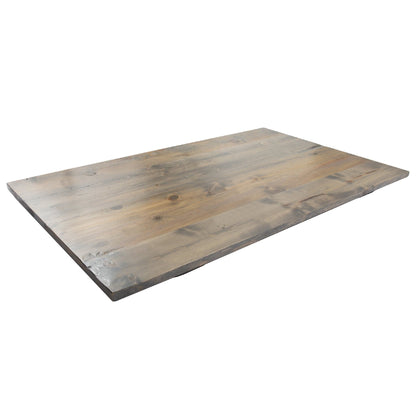 RESTORE Riverstone Grey Solid Wood Dining Tabletop by PIPE DECOR