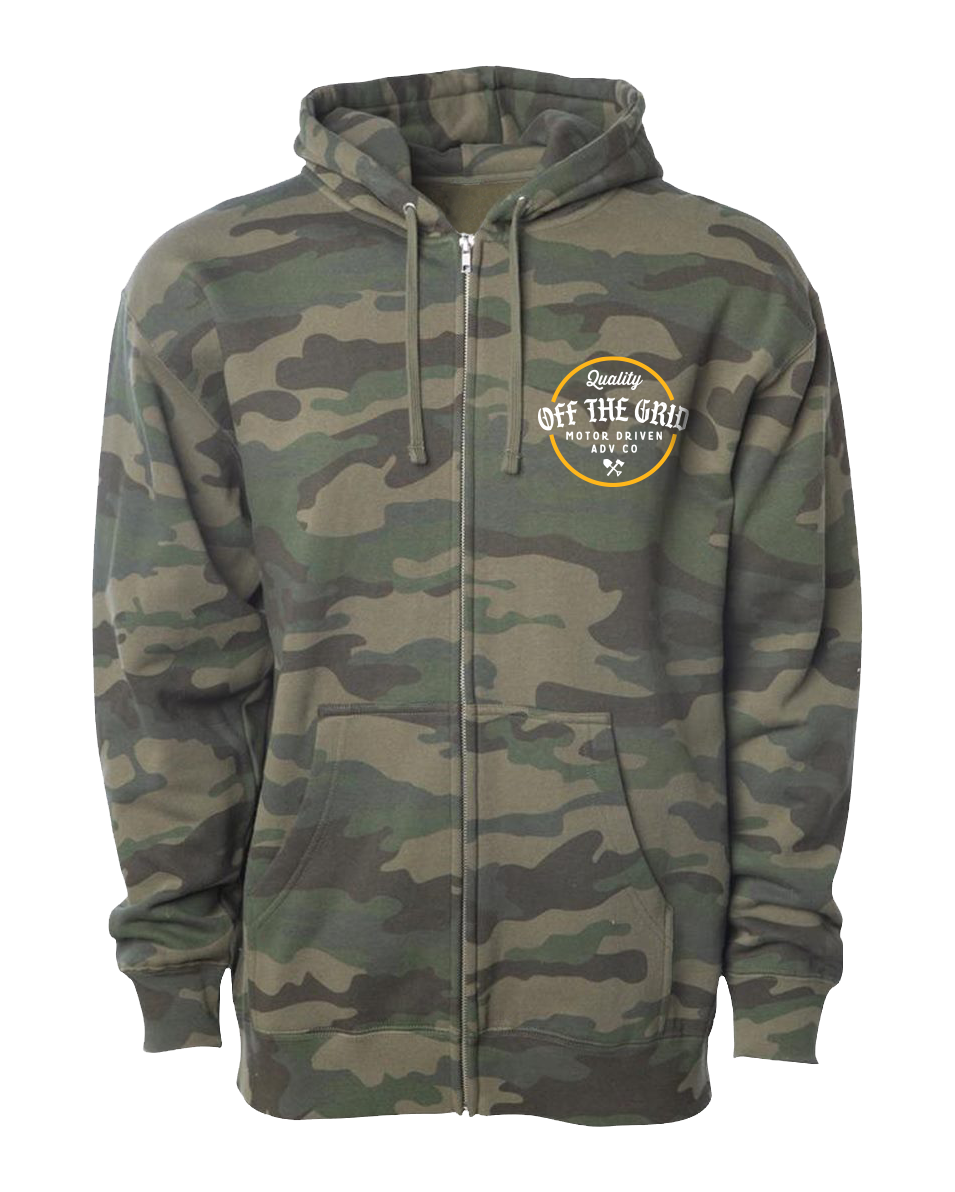 Old Fashioned Zip Hoodie by Off The Grid Surplus
