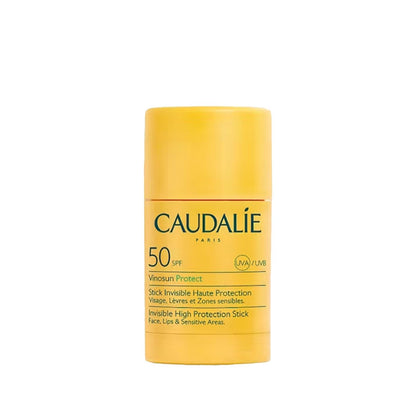 Caudalie Vinosun Protect SPF 50 Sunscreen Stick: Invisible, Vegan & Fragrance-Free High Protection for Face, Lips & Sensitive Skin by Beauty Care Bag