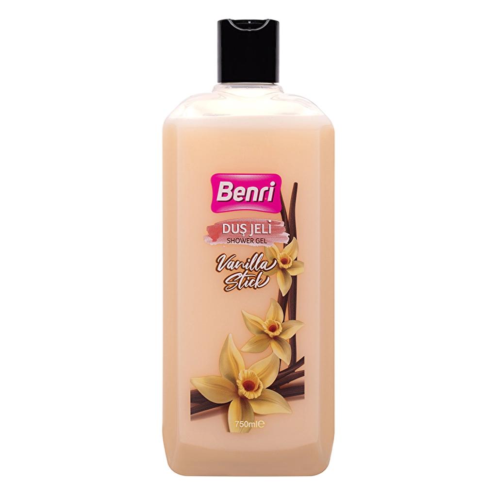 Benri Vanilla Stick Shower Gel for Soft Skin 750 ml by Beauty Care Bag