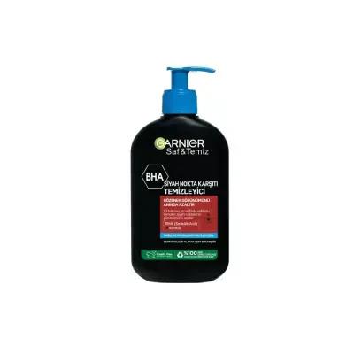 Garnier Charcoal Face Wash - 3-in-1 Blackhead Removal Facial Gel with Salicylic Acid, 8.45 fl oz by Beauty Care Bag