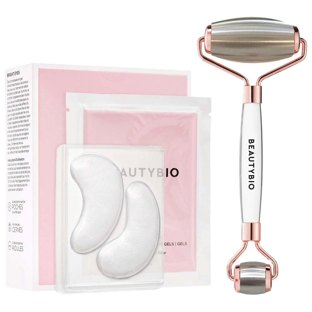 Cryo skin icing roller and bright eyes gels set