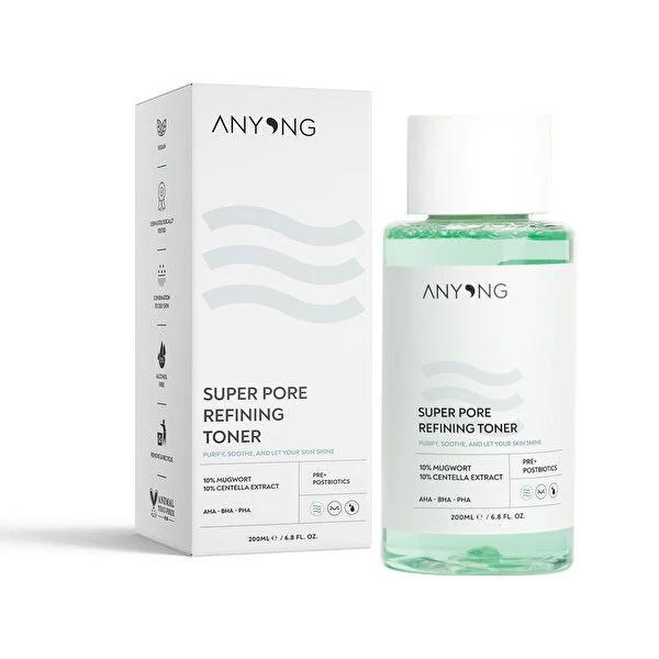 Anyong Tonik Super Pore Refining Toner - AHA-BHA-PHA Natural Skincare Solution for Refined Pores & Smooth Texture by Beauty Care Bag