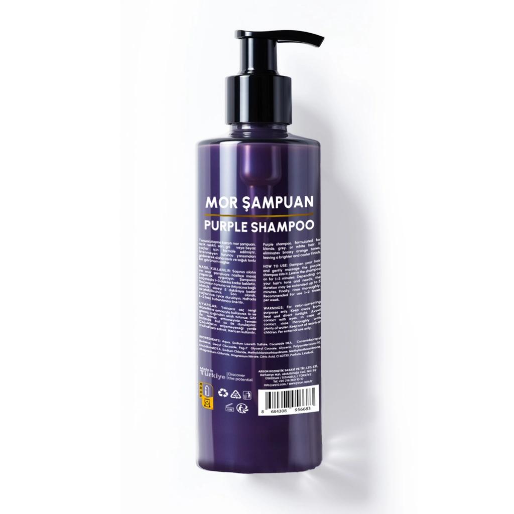 Yoon Anti-Brassiness Purple Shampoo for Blonde Hair 400 ml by Beauty Care Bag