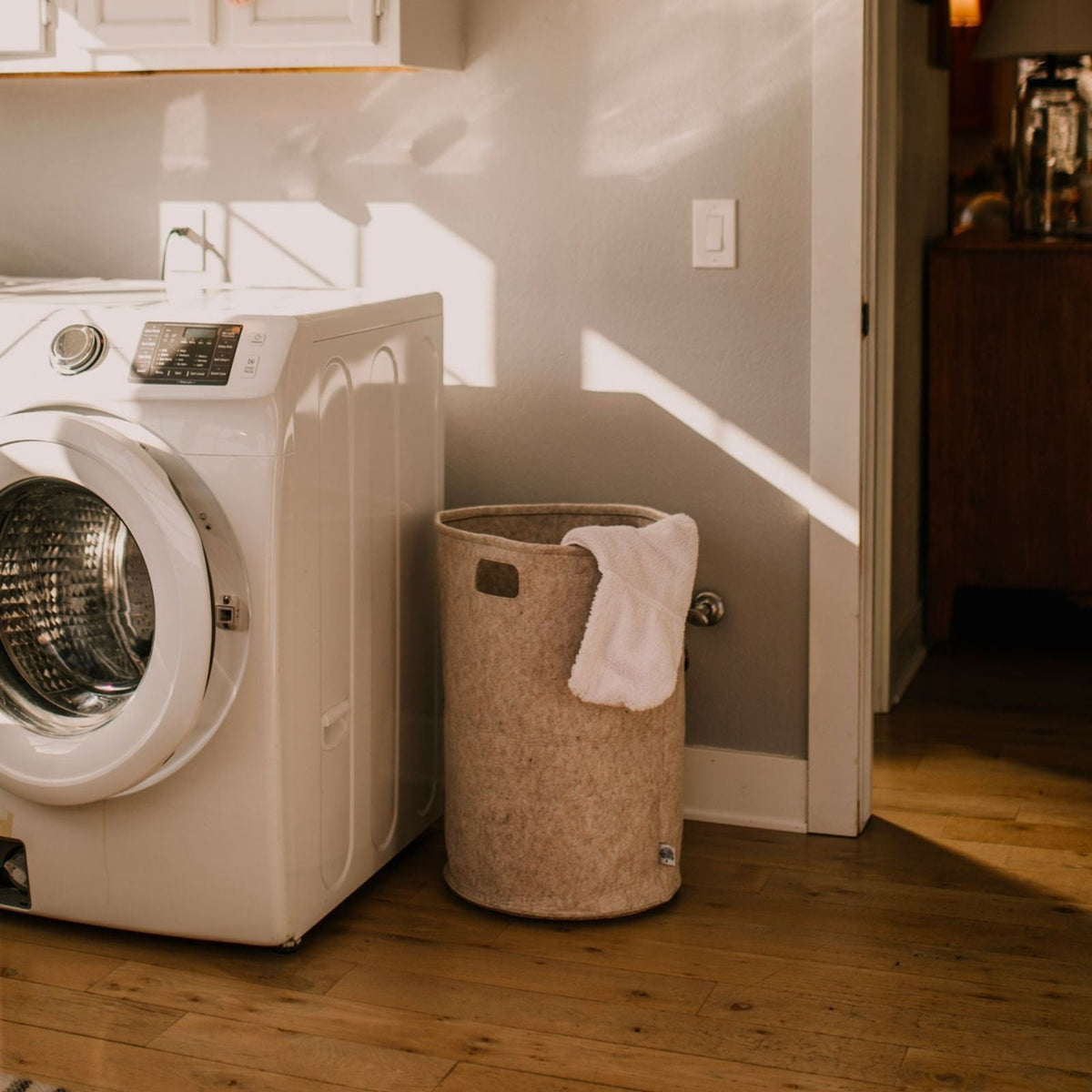 Felt Laundry Hamper by Parker Baby Co.