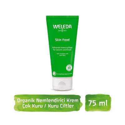Weleda Skin Food: Intense Hydration & Nourishment for Dry, Damaged Skin | Natural Moisturizing Cream for Face, Hands, Elbows & Cracked Heels (2.54 fl oz) by Beauty Care Bag