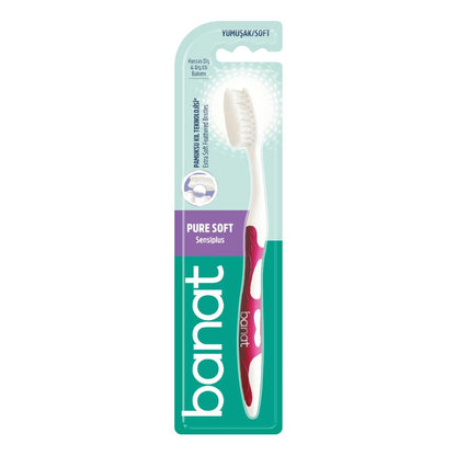 Banat Sensiplus Soft Toothbrush for Sensitive Teeth by Beauty Care Bag