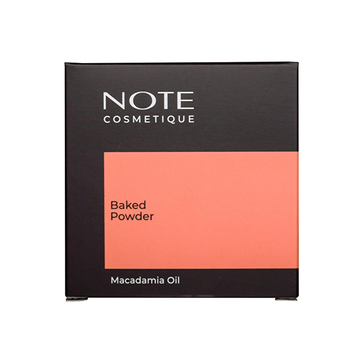 Note Baked Powder 05 - Baked Powder Makeup for Radiant Complexion with Macadamia Nut Oil by Beauty Care Bag