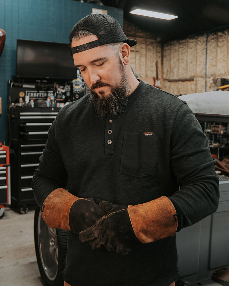 Draper Henley - Vintage Black by Off The Grid Surplus