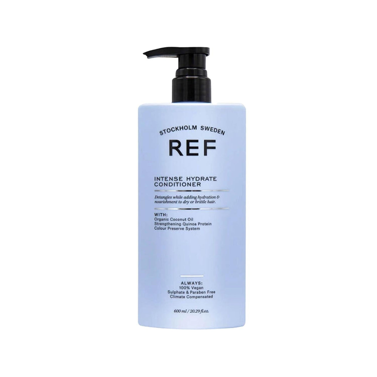REF Intense Hydrate Hydrating Hair Cream for Dry Hair - 600ml Moisturizing Hair Care Product by Beauty Care Bag