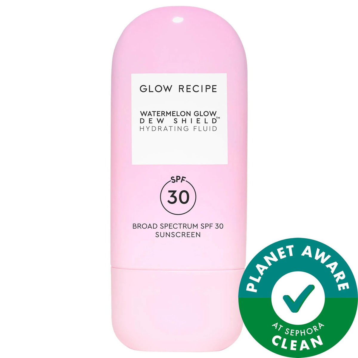 Dew Shield SPF 30 Hydrating Fluid Sunscreen: Korean Broad Spectrum Protection for Dry Skin, Niacinamide, Daily Use, Clean & Lightweight by Beauty Care Bag