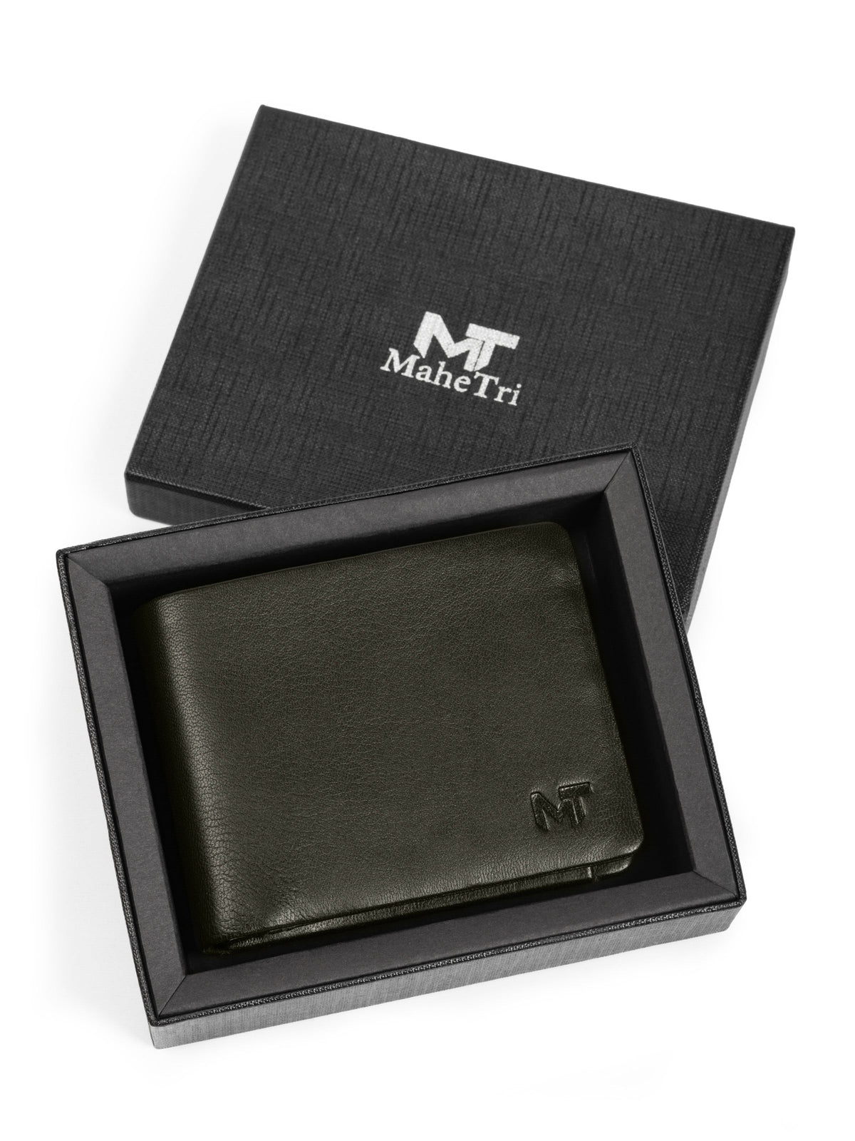 Olive Duke Bifold Wallet by Classy Leather Bags