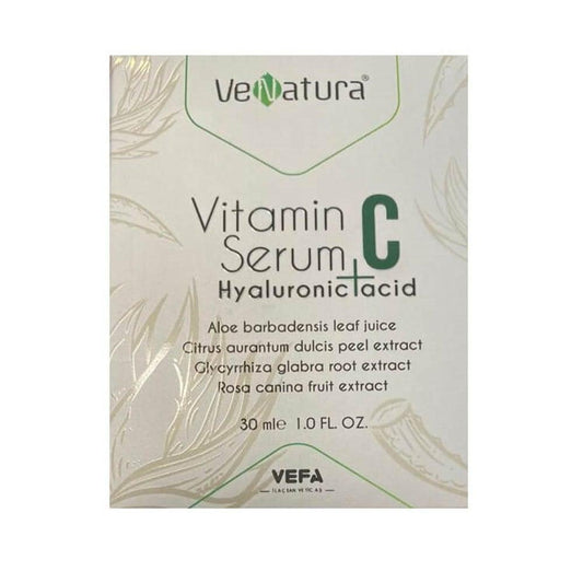 VeNatura Vitamin C Hyaluronic Acid Serum: Brighten, Firm & Reduce Wrinkles - Achieve Radiant, Youthful Skin. by Beauty Care Bag