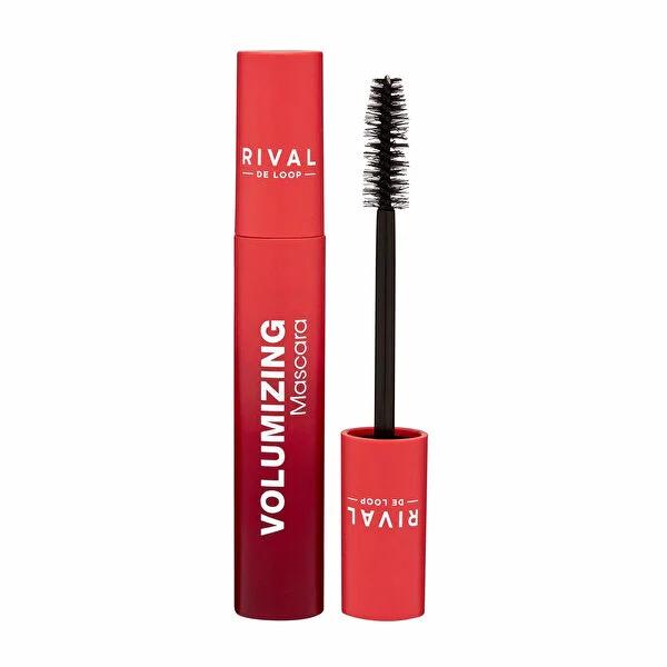 Rival de Loop Volumizing Mascara - Black, 0.44 fl oz - Enhances Lashes with Dense Brush by Beauty Care Bag