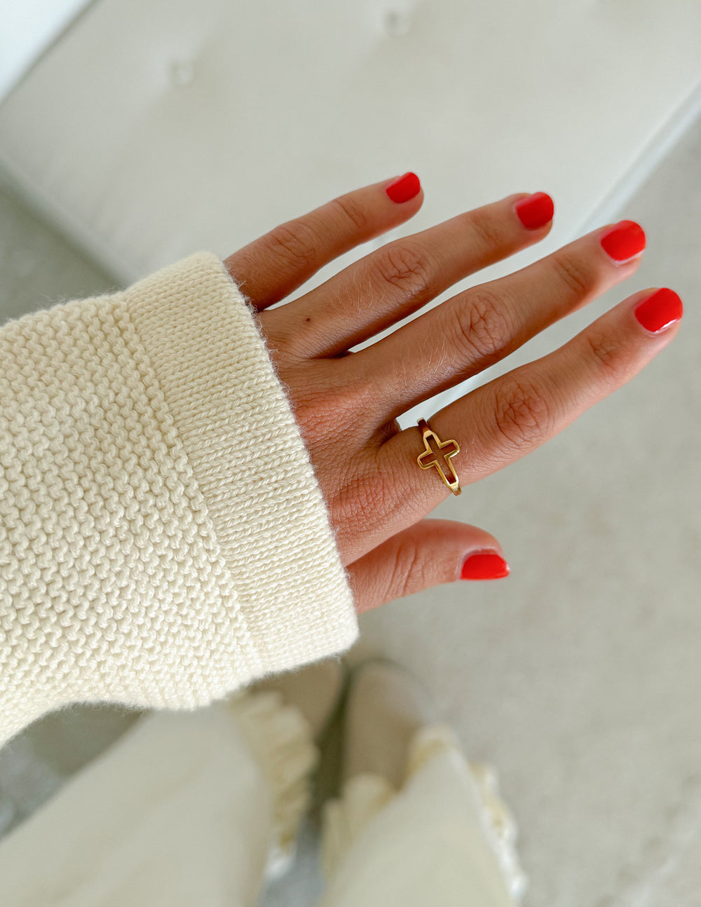 Open Cross Ring by Elevated Faith