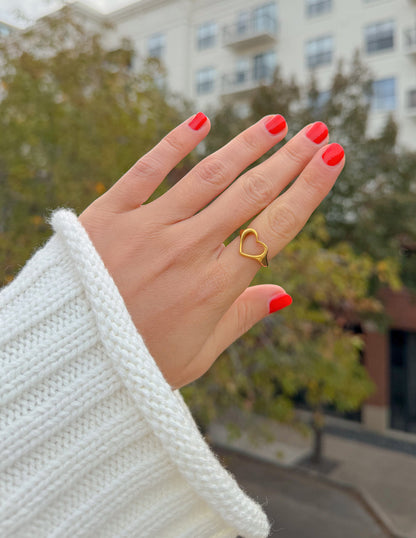 Open Heart Ring by Elevated Faith