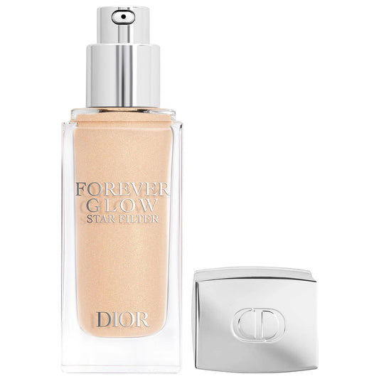 Forever Glow Star Filter: Multi-Use Complexion Enhancer & Liquid Illuminator for Radiant, Hydrated & Smooth Skin - Natural Origin Makeup by Beauty Care Bag