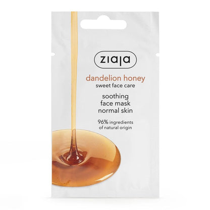 Ziaja Dandelion Honey Soothing Face Mask 7 ml by Beauty Care Bag