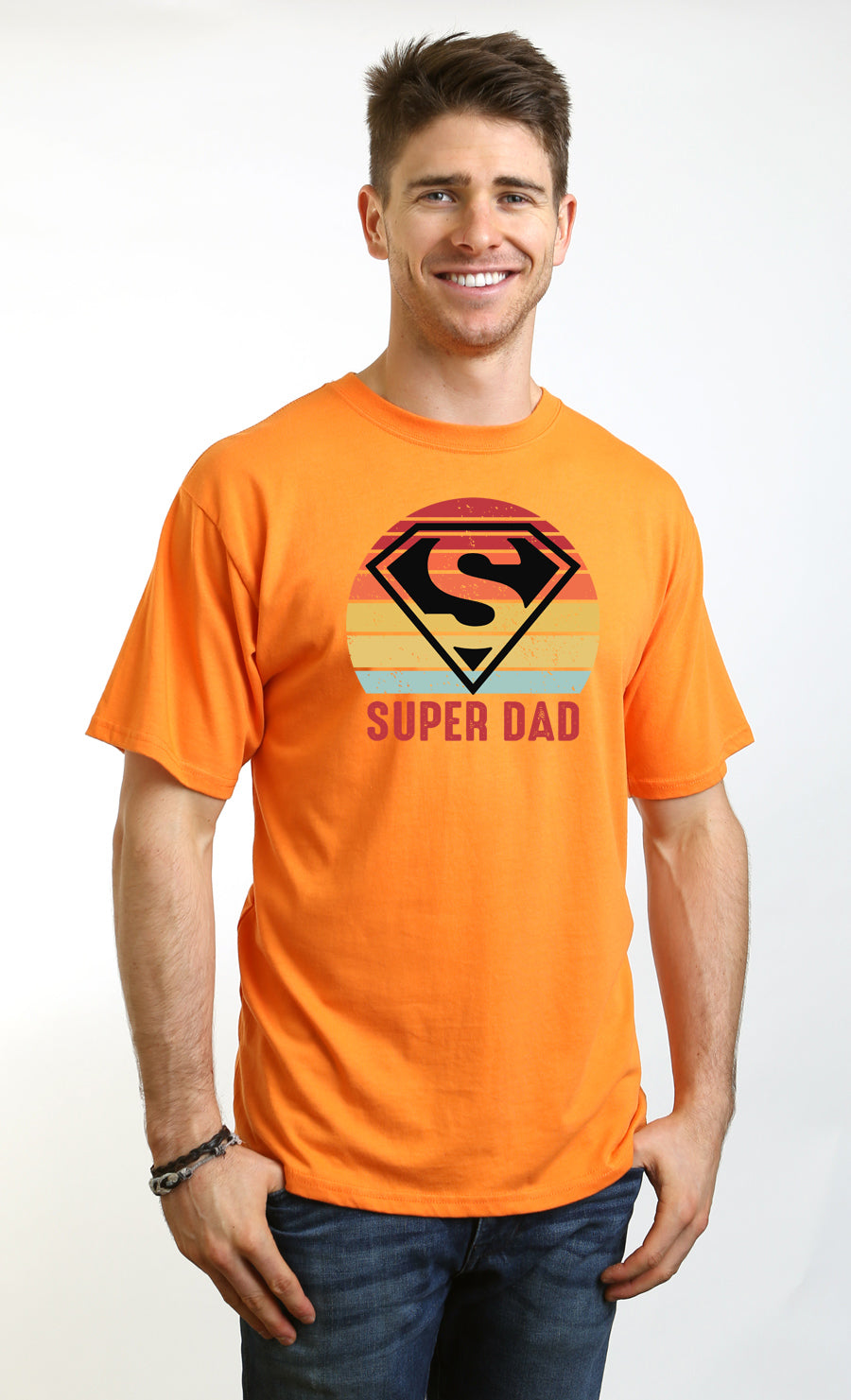 Super Dad men's bamboo graphic T-shirt – view 14