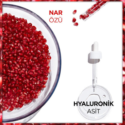 Garnier Moisturizing Face Mask with Pomegranate Extract & Hyaluronic Acid for Normal to Dry Skin - Intensive Hydration & Radiant Skin by Beauty Care Bag