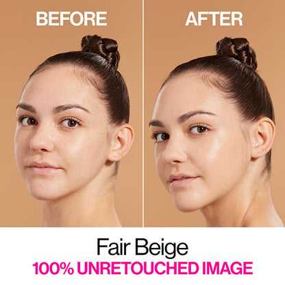 Wet n Wild Niacinamide Skin Tint Foundation: Fair Beige, Lightweight Coverage, Improves Skin Texture, Natural Satin Finish by Beauty Care Bag