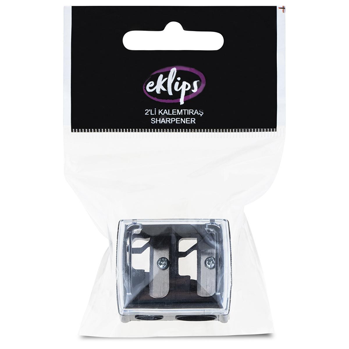Eklips Makeup Pencil Sharpener: Precision Sharpening for Eyeliner, Lip Liner & Eyebrow Pencils - Prevents Breakage & Maximizes Pencil Life by Beauty Care Bag