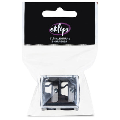Eklips Makeup Pencil Sharpener: Precision Sharpening for Eyeliner, Lip Liner & Eyebrow Pencils - Prevents Breakage & Maximizes Pencil Life by Beauty Care Bag