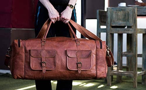 The Oversized Men's King by Classy Leather Bags