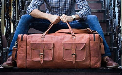 The Oversized Men's King by Classy Leather Bags
