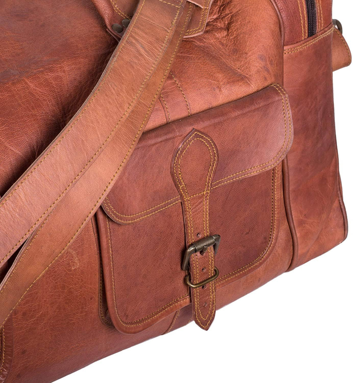 The Oversized Men's King by Classy Leather Bags