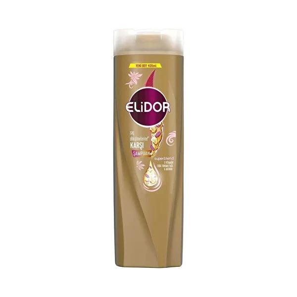 Elidor Anti-Hair Loss Shampoo with Superblend Formula - Strengthens Hair, Reduces Breakage & Nourishes Scalp - 13.53 fl oz by Beauty Care Bag