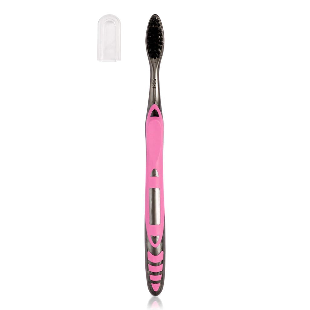 Benri Dent Charcoal Soft Toothbrush for Gentle Cleaning by Beauty Care Bag