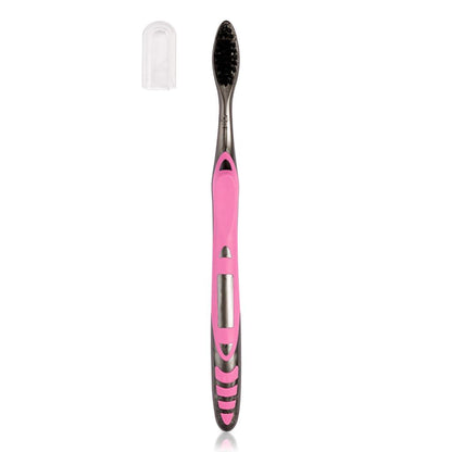 Benri Dent Charcoal Soft Toothbrush for Gentle Cleaning by Beauty Care Bag