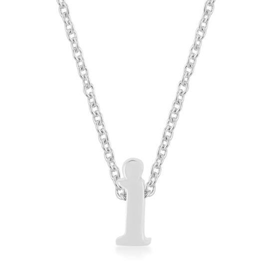 Avera Finish Initial I Pendant Sterling Silver Letter Charm by Avera Group