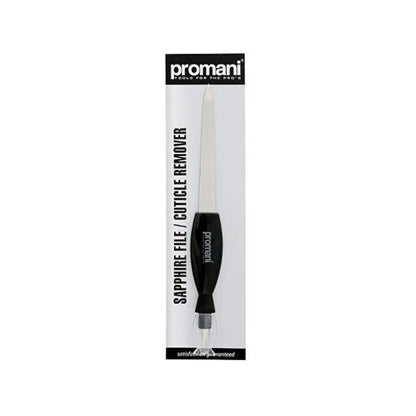 Repline Promani PR-401 Cuticle Pusher & Sapphire Nail File by Beauty Care Bag