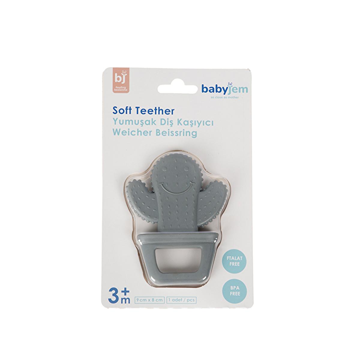 Babyjem Baby Teether Toy, TPU Teething Relief for Infants, Non-Toxic, BPA-Free, Soft Protrusions for Gentle Gum Relief by Beauty Care Bag