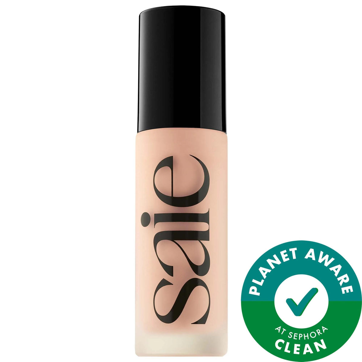 Glowy skin tint foundation with hyaluronic acid and rice bran peptides