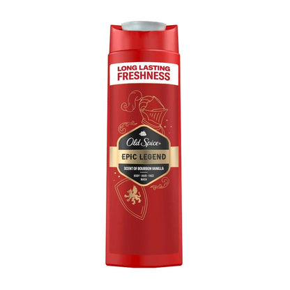 Old Spice Epic Legend Men's 2-in-1 Shower Gel & Shampoo 400 ml by Beauty Care Bag