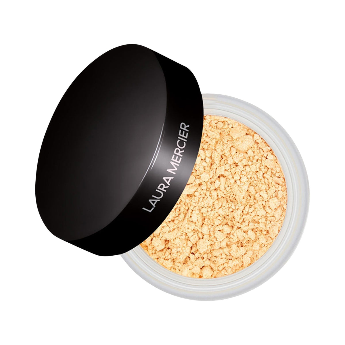 Mini translucent loose setting powder in shade Honey