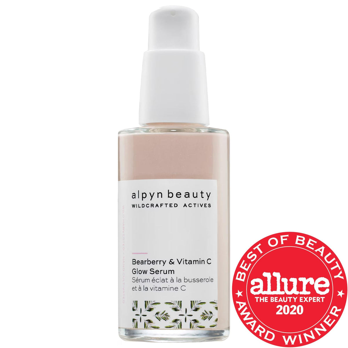 Alpyn Beauty vitamin C and bearberry instant brightening serum